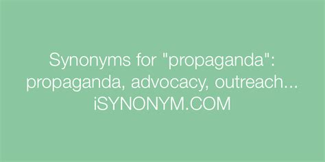 propaganda antonym|synonym for propagandist.